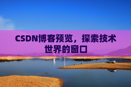 CSDN博客预览，探索技术世界的窗口